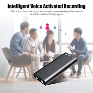 USB Rechargable Sound Recorder for Meetings Interviews,HD Noise Reduction Voice Activated Digital Voice Recorder,Easy to Use(32GB)