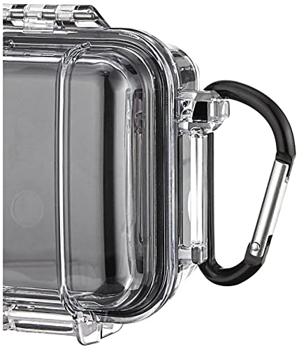 Pelican 1030 Micro Case (Black/Clear)