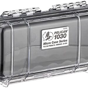 Pelican 1030 Micro Case (Black/Clear)