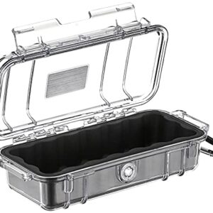 Pelican 1030 Micro Case (Black/Clear)