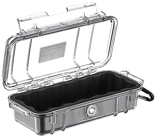 Pelican 1030 Micro Case (Black/Clear)