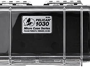 Pelican 1030 Micro Case (Black/Clear)