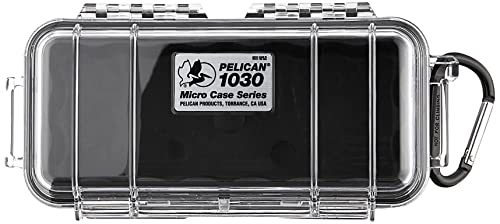 Pelican 1030 Micro Case (Black/Clear)