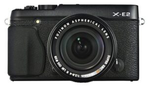 fujifilm x-e2 16.3 mp mirrorless digital camera with 3.0-inch lcd and 18-55mm lens (black)
