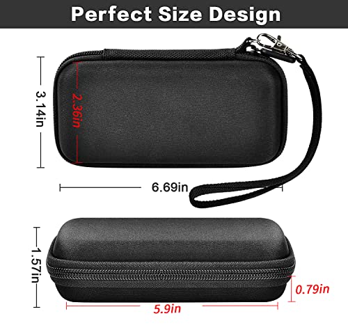 Case Compatible with Anker 633/622/621 Magnetic Battery (MagGo) 10,000mAh Foldable Wireless Portable Charger, Storage Bag for iphone/Cell Phone Power Delivery, Battery Packs Holder - Only Case - Black