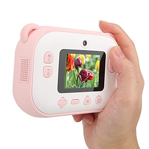 Instant Print Camera for Kids, 2.4'' IPS Screen Rechargeable Camera Digital Creative Print Camera with Multiple Functions, for Boys Girls Gift