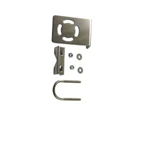 Anteenna TW-CR Mount Bracket Stainless Steel 16mm Hole for L Type UHF Female (SO-239) for 144/440MHz Ham Mobile Antenna