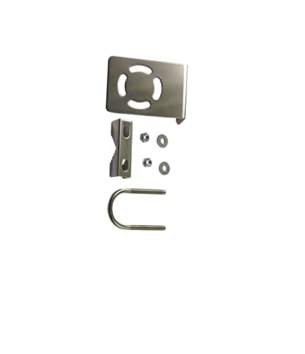 Anteenna TW-CR Mount Bracket Stainless Steel 16mm Hole for L Type UHF Female (SO-239) for 144/440MHz Ham Mobile Antenna