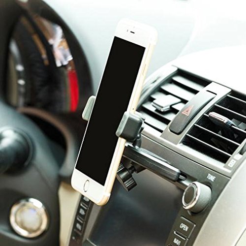 Car Mount CD Slot Holder Cradle Swivel Strong Grip Dock Compatible with LG V35 ThinQ - V40 ThinQ - V50 ThinQ 5G - V60 ThinQ 5G - Velvet