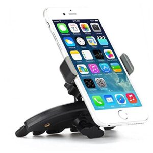 Car Mount CD Slot Holder Cradle Swivel Strong Grip Dock Compatible with LG V35 ThinQ - V40 ThinQ - V50 ThinQ 5G - V60 ThinQ 5G - Velvet