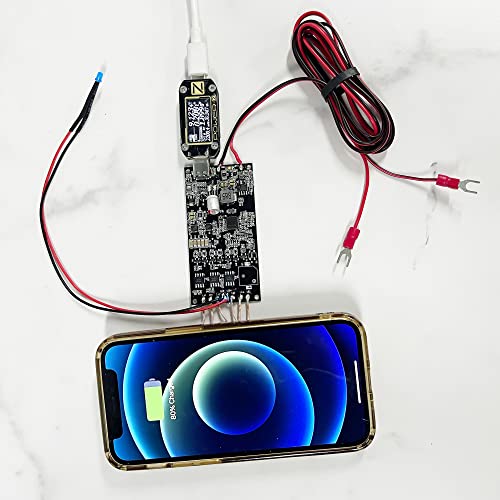 UUMAO Wireless Charger 3 coils, qi 15W high Power Wireless Charging Circuit Board 12-24V Input. Suitable for Wireless Charging DIY for Cars, Trucks and RVs.