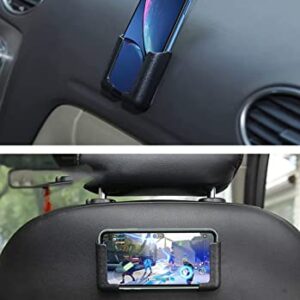 EIMONEY 2pair Multifunctional Mobile Phone Bracket - 2023 New Self Adhesive Dashboard Mount Car Phone Holder, Adjustable Phone Holder, Car Phone Holder Mount for All Mobile Phones Thickness<0.5in