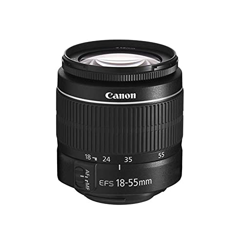 Canon Intl. Canon EOS T100 DSLR Camera EF-S 18-55mm F3.5-5.6 III, EF 75-300mm f4-5.6 III, 420-800mm f8 Lense Bundle Accessories (Extra Battery, Digital Flash, 128Gb Memory & More), Black