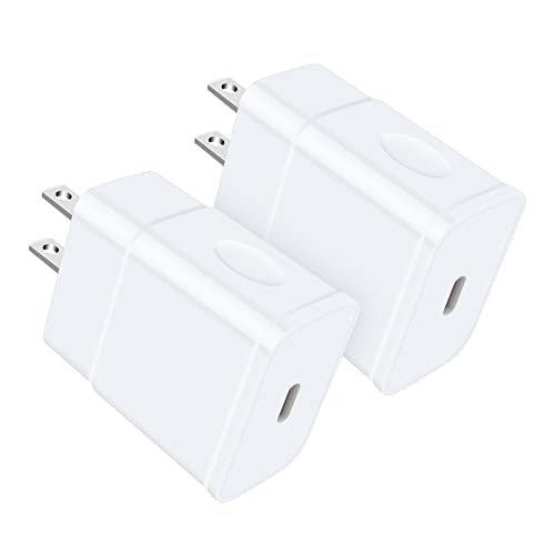 Type C Super Fast Samsung Galaxy A14 A13 5G A03s Charger Adapter 2 Pack 25W PD USB C Wall Charger Box Charging Block for Samsung S23 S22 Ultra S21 S20 A53 A54 A34 A52 Z Fold 4 Z Flip 4 A32,iPhone 14