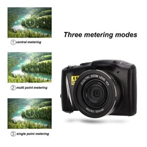 Zunate 2022 New CD‑R3 4K Digital Camera for Beginners/Kids, 48MP HD Video Camera with 16X Digital Zoom/ 3.2inch Screen,1500mAh Rechargeable Battery