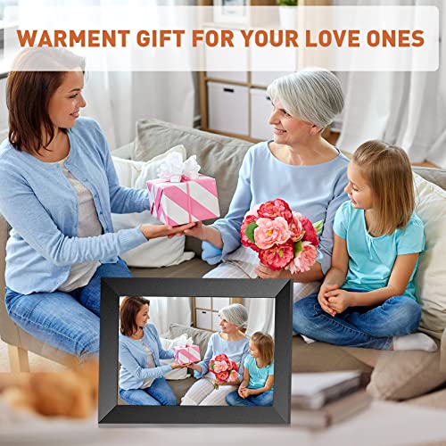 FRAMEO 10.1 Inch Digital Photo Frame Smart WiFi Digital Picture Frame with 1280x800 IPS LCD Touch Screen, Built-in 16G Large Memory, Share Photos and Videos Instantly via Frameo App from Anywhere