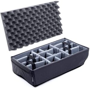 pelican color case grey colorcase padded dividers to fit the pelican 1535 case.