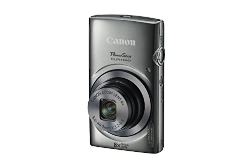 Canon PowerShot ELPH 160 (Silver) (Renewed)