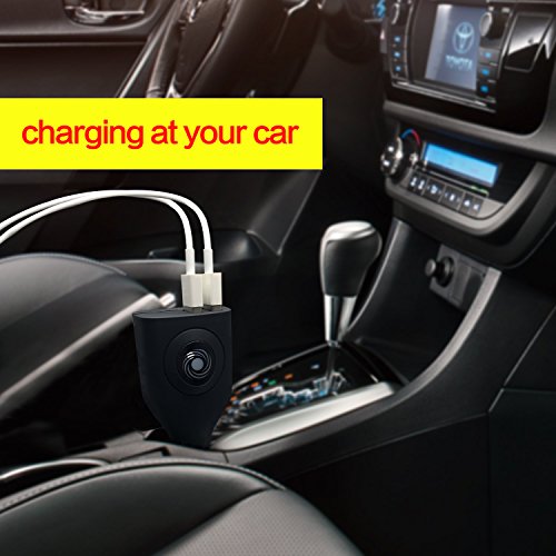 Car Charger,Dual USB Wall Charger and Car Charger with Travel Adapter Foldable Plug Home for iPhone X Xs MAX 6 7 8 Plus, iPad Mini Air Pro, Galaxy S10 9 8 7 Plus, LG Google one Plus 6 Phone