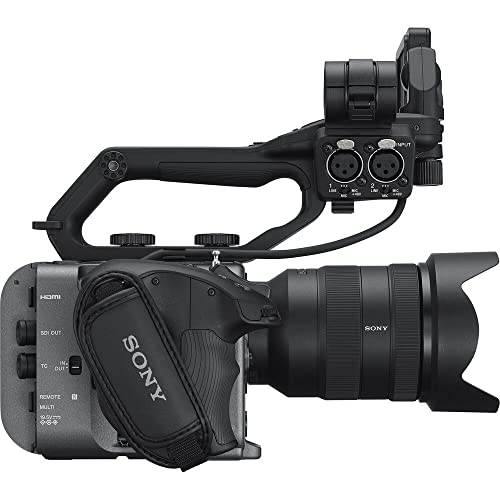 Sony FX6 Digital Cinema Camera Kit with 24-105mm Lens (ILME-FX6VK) + Sigma 24-70mm f/2.8 Lens (578965) + 160GB Memory Card + BP-U35 Battery + Filter Kit + Color Filter Kit + Bag + More