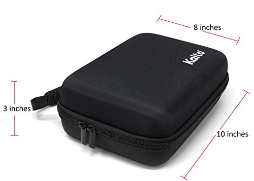 Kaito RC500 EVA Hard Shell Storage Case with Double-Zipper and Carrying Handle for The Voyager KA500 Radio