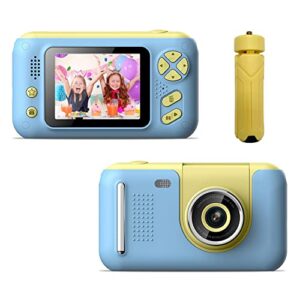 sikiwind kids camera for boys and girls, digital camera for kids toy gift, toddler camera birthday gift for age 3 4 5 6 7 8 9 10 with 32gb sd card, video recorder 1080p ips 2.4 inch