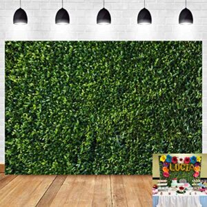 3d green leaves photography backdrops spring nature outdoorsy newborn baby shower backdrop wall art wedding birthday party decoration photo background studio props cake table booth 7x5ft