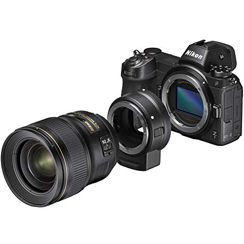 Nikon Z7 45.7MP FX-Format Full-Frame 4K Mirrorless Camera Body Bundle with Mount Adapter FTZ for Using F-Mount Nikkor Lenses On Z Mirrorless Cameras