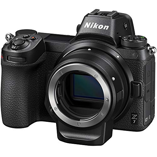 Nikon Z7 45.7MP FX-Format Full-Frame 4K Mirrorless Camera Body Bundle with Mount Adapter FTZ for Using F-Mount Nikkor Lenses On Z Mirrorless Cameras