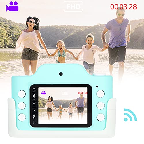 VADUMA Kids Camera Built in WiFi Zero Ink Toddler Print Camera 24 Million Dual Camera Digital Camera ABS Material Ergonomic Design Camera