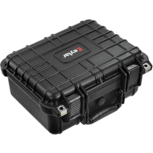 Eylar Protective Hard Camera Case Water & Shock Proof w/Foam TSA Approved 13.37 Inch 11.62 Inch 6 Inch Black