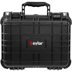 Eylar Protective Hard Camera Case Water & Shock Proof w/Foam TSA Approved 13.37 Inch 11.62 Inch 6 Inch Black