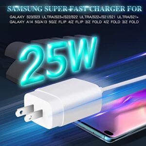 Samsung USB C Charger,Samsung Charger Fast Charging Type C Block,25W USB C Wall Charger,2Pack 10FT Quick USB C Cable for Samsung Galaxy S23 Ultra/S23/S23+/S22/S22Ultra/S22+/S21/S21 Ultra/S21+/S20Ultra