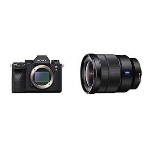 sony a9 ii mirrorless camera: 24.2mp full frame mirrorless interchangeable lens digital camera, black with sony 16-35mm vario-tessar t fe f4 za oss e-mount lens