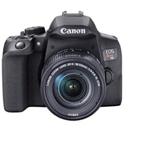 Canon EOS Rebel T8i EF-S 18-55mm is STM Lens Kit, Black (Renewed)