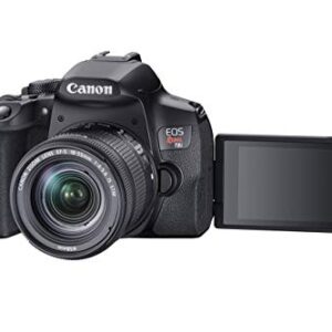 Canon EOS Rebel T8i EF-S 18-55mm is STM Lens Kit, Black (Renewed)