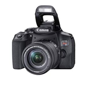 Canon EOS Rebel T8i EF-S 18-55mm is STM Lens Kit, Black (Renewed)