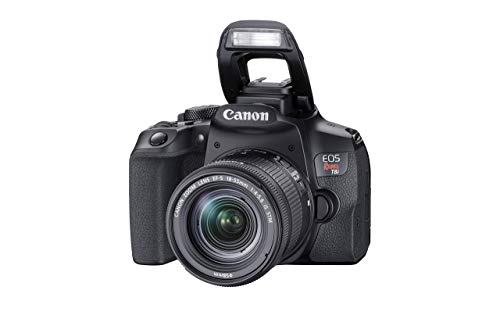 Canon EOS Rebel T8i EF-S 18-55mm is STM Lens Kit, Black (Renewed)