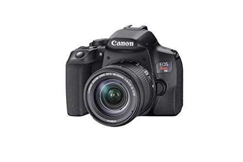 Canon EOS Rebel T8i EF-S 18-55mm is STM Lens Kit, Black (Renewed)