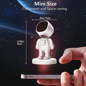 Kinizuxi Astronaut Magnetic Phone Mount for Car Holder, 360° Adjustable Magnetic Car Phone Mount Magnet Phone Holder for Car Compatible with iPhone Samsung (White)