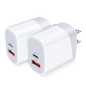charger block fast charging wall charger for pixel 7 6 pro 6a 5a 5xl,2pack 20w pd usb c power adapter charger brick box for samsung galaxy s23 s22 ultra s21 a14 5g a13 a04s,iphone 14 13 12 11 pro max