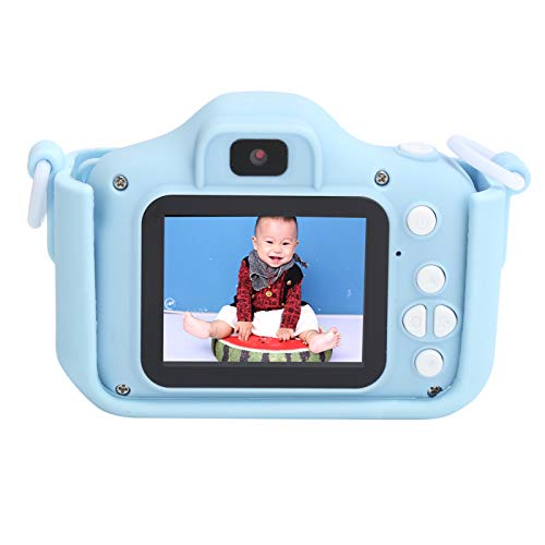 Jopwkuin Mini Camera, X5S Children Camera Environmentally Friendly for Thanksgiving for Children for Christmas for Birthday(Blue)