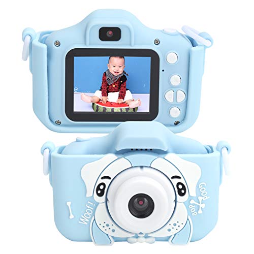 Jopwkuin Mini Camera, X5S Children Camera Environmentally Friendly for Thanksgiving for Children for Christmas for Birthday(Blue)