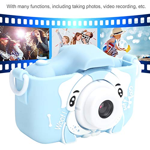 Jopwkuin Mini Camera, X5S Children Camera Environmentally Friendly for Thanksgiving for Children for Christmas for Birthday(Blue)