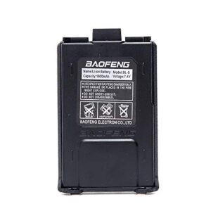 baofeng bl-5 7.4v 1800mah big capacity li-ion battery compatible uv-5r bf-8hp uv-5rx3 rd-5r uv-5rtp uv-5r mk2 mk3x mk5 plus uv-5re etc two way radio (1pack)