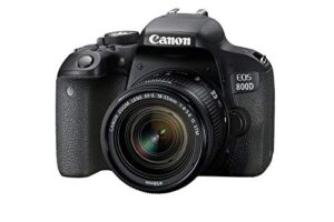 canon eos 800d digital slr with 18-55 is stm lens black (international model no warranty) (renewed)