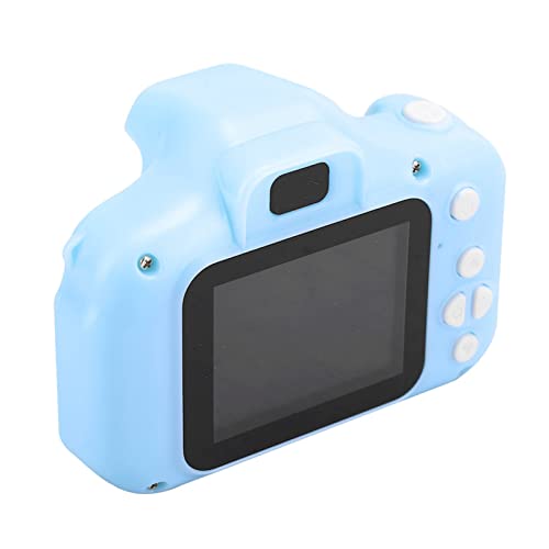 Jopwkuin Kids Selfie Camera, Mini Camera Rechargeable Taking Pictures DIY Photos Kids Camera Toys with 2.0in Color Screen Cartoon Photo Frames for Birthday Gifts(Blue)