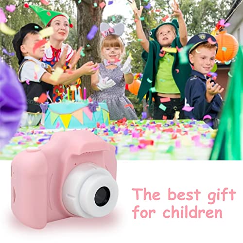 JRSHOME Kids Digital Camera One-touch Photos by Autofocus Simple Key Operation, Includes a 32G Micro SD Card Multi-language Settings with Understandable Instructions