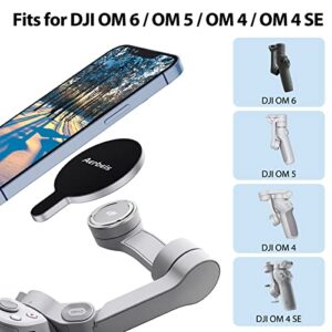 DJI Magnetic Ring Holder Clamp - for Magsafe DJI OM 6 / OM 5 / OM 4 / OM 4 SE Adapter Mount Compatible with DJI Osmo Gimbal Stabilizer, DJI OM Accessories