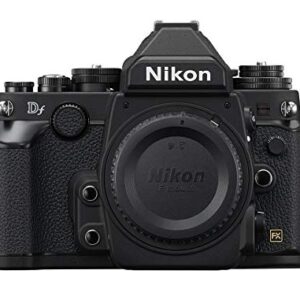 Nikon Df 16.2 MP CMOS FX-Format Digital SLR Camera Body (Black) (Renewed)